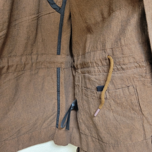 Ron Tomson Men's Brown Military Field Jacket - Picture 10 of 12